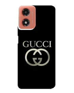Чехол для Motorola MOTO G04 с картинкой «Gucci — золото на черном» Чехол для Motorola MOTO G04 с картинкой «Gucci — золото на черном»