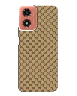 Чехол для Motorola MOTO G04 с картинкой «Gucci — классический беж» Чехол для Motorola MOTO G04 с картинкой «Gucci — классический беж»