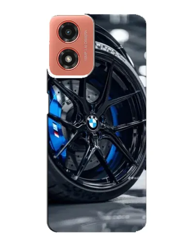 Чехол для Motorola MOTO G04 с картинкой «Колесо BMW вблизи» Чехол для Motorola MOTO G04 с картинкой «Колесо BMW вблизи»