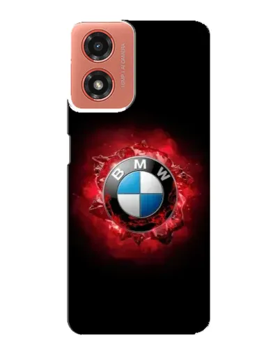 Чехол для Motorola MOTO G04 с картинкой «Логотип BMW — вспышка» Чехол для Motorola MOTO G04 с картинкой «Логотип BMW — вспышка»