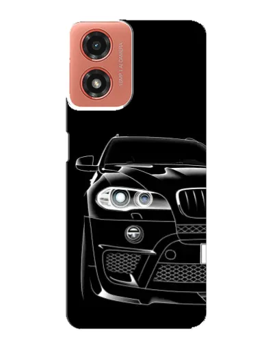 Чехол для Motorola MOTO G04 с картинкой «Темный силуэт BMW» Чехол для Motorola MOTO G04 с картинкой «Темный силуэт BMW»