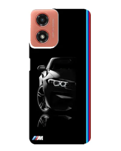 Чехол для Motorola MOTO G04 с картинкой «Силуэт BMW в темноте» Чехол для Motorola MOTO G04 с картинкой «Силуэт BMW в темноте»