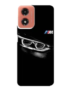 Чехол для Motorola MOTO G04 с картинкой «BMW — взгляд тигра»