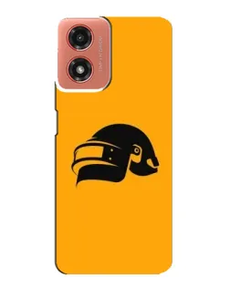 Чехол для Motorola MOTO G04 с картинкой «PUBG — золотой шлем» Чехол для Motorola MOTO G04 с картинкой «PUBG — золотой шлем»