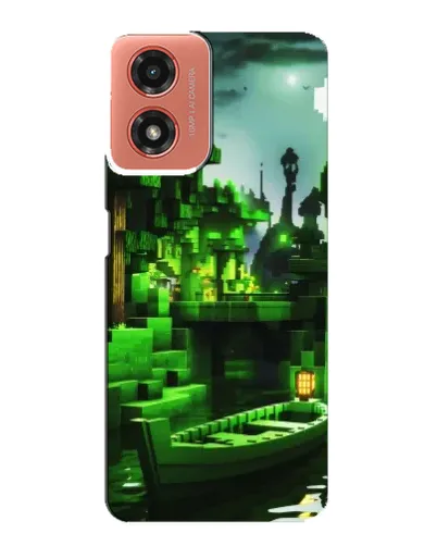 Чехол для Motorola MOTO G04 с картинкой «Minecraft лесной пейзаж» Чехол для Motorola MOTO G04 с картинкой «Minecraft лесной пейзаж»