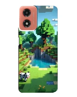 Чехол для Motorola MOTO G04 с картинкой «Minecraft летний день» Чехол для Motorola MOTO G04 с картинкой «Minecraft летний день»