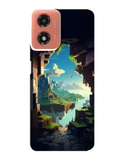 Чехол для Motorola MOTO G04 с картинкой «Вид из пещеры» Чехол для Motorola MOTO G04 с картинкой «Вид из пещеры»