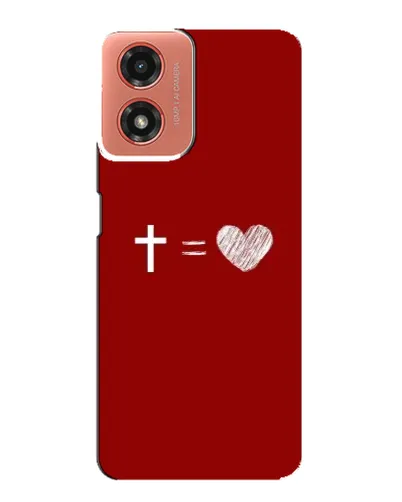 Чехол для Motorola MOTO G04 с картинкой «Уравнение любви» Чехол для Motorola MOTO G04 с картинкой «Уравнение любви»