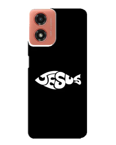 Чехол для Motorola MOTO G04 с картинкой «Рыба Jesus» Чехол для Motorola MOTO G04 с картинкой «Рыба Jesus»