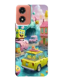 Чехол для Motorola MOTO G04 с картинкой «Монстр-трак приключения»