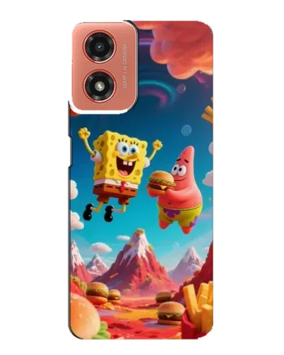 Чехол для Motorola MOTO G04 с картинкой «Космический фастфуд» Чехол для Motorola MOTO G04 с картинкой «Космический фастфуд»