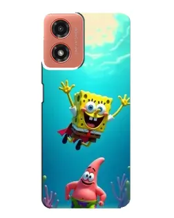 Чехол для Motorola MOTO G04 с картинкой «Спанч Боб под водой» Чехол для Motorola MOTO G04 с картинкой «Спанч Боб под водой»