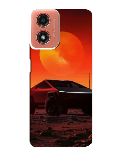 Чехол для Motorola MOTO G04 с картинкой «Cybertruck на Марсе» Чехол для Motorola MOTO G04 с картинкой «Cybertruck на Марсе»