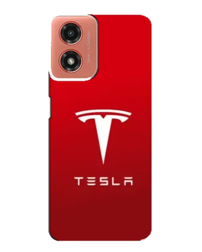 Чехол для Motorola MOTO G04 с картинкой «Tesla Red Classic» Чехол для Motorola MOTO G04 с картинкой «Tesla Red Classic»
