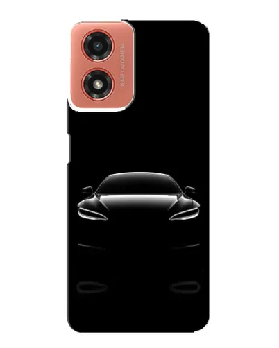 Чехол для Motorola MOTO G04 с картинкой «Силуэт Tesla Night» Чехол для Motorola MOTO G04 с картинкой «Силуэт Tesla Night»