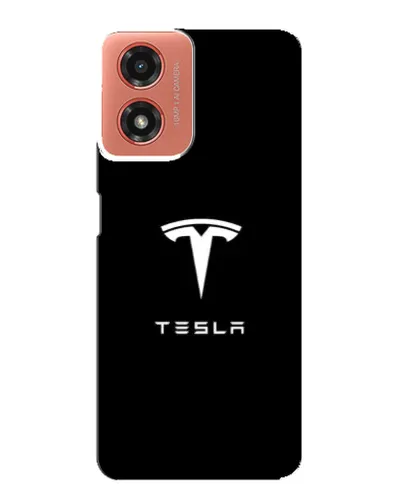 Чехол для Motorola MOTO G04 с картинкой «Tesla White Logo» Чехол для Motorola MOTO G04 с картинкой «Tesla White Logo»