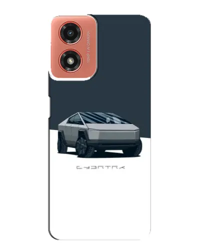 Чехол для Motorola MOTO G04 с картинкой «Серебристый Cybertruck Tesla» Чехол для Motorola MOTO G04 с картинкой «Серебристый Cybertruck Tesla»