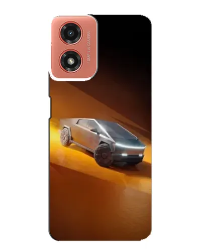 Чехол для Motorola MOTO G04 с картинкой «Cybertruck в пустыне» Чехол для Motorola MOTO G04 с картинкой «Cybertruck в пустыне»