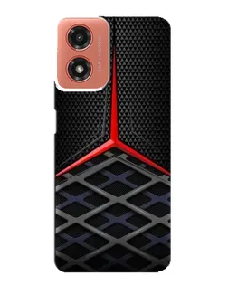 Чехол для Motorola MOTO G04 с картинкой «Mercedes Carbon Grid»