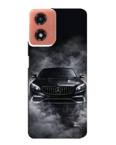 Чехол для Motorola MOTO G04 с картинкой «Mercedes в дыму» Чехол для Motorola MOTO G04 с картинкой «Mercedes в дыму»