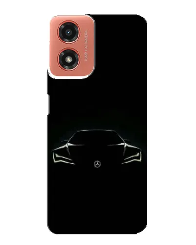 Чехол для Motorola MOTO G04 с картинкой «Mercedes — силуэт авто» Чехол для Motorola MOTO G04 с картинкой «Mercedes — силуэт авто»