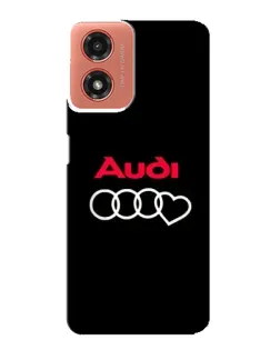 Чехол для Motorola MOTO G04 с картинкой «Логотип Audi Heart» Чехол для Motorola MOTO G04 с картинкой «Логотип Audi Heart»