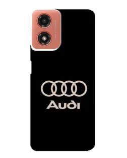 Чехол для Motorola MOTO G04 с картинкой «Audi — золотой логотип» Чехол для Motorola MOTO G04 с картинкой «Audi — золотой логотип»