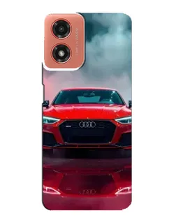 Чехол для Motorola MOTO G04 с картинкой «Audi RS — красный стиль» Чехол для Motorola MOTO G04 с картинкой «Audi RS — красный стиль»