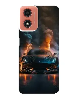 Чехол для Motorola MOTO G04 с картинкой «Lamborghini дымная эстетика» Чехол для Motorola MOTO G04 с картинкой «Lamborghini дымная эстетика»