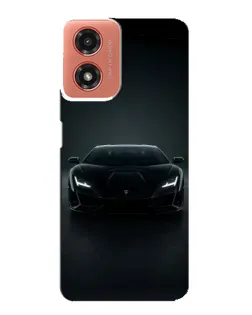 Чехол для Motorola MOTO G04 с картинкой «Черный Lamborghini Aventador» Чехол для Motorola MOTO G04 с картинкой «Черный Lamborghini Aventador»