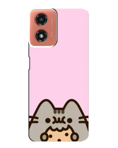 Чехол для Motorola MOTO G04 с картинкой «Pusheen и печенье» Чехол для Motorola MOTO G04 с картинкой «Pusheen и печенье»