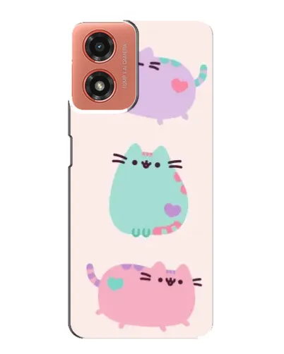 Чехол для Motorola MOTO G04 с картинкой «Pusheen трио» Чехол для Motorola MOTO G04 с картинкой «Pusheen трио»