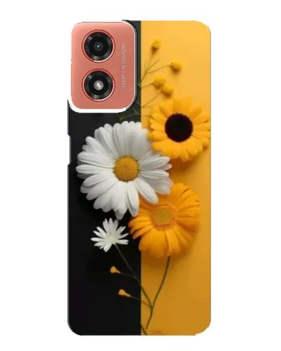 Чехол для Motorola MOTO G04 с картинкой «Подсолнух и ромашка» Чехол для Motorola MOTO G04 с картинкой «Подсолнух и ромашка»