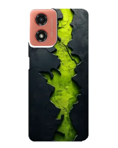 Чехол для Motorola MOTO G04 с картинкой «Салатовый разлом скалы» Чехол для Motorola MOTO G04 с картинкой «Салатовый разлом скалы»