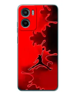 Чехол для Motorola Moto G05 с картинкой «Jordan Red Smoke»