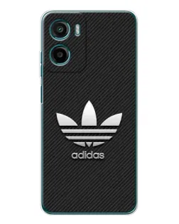 Чехол для Motorola Moto G05 с картинкой «Adidas Карбоновая текстура»