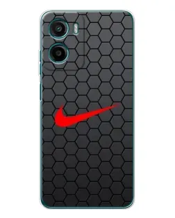 Чехол для Motorola Moto G05 с картинкой «Nike — карбоновая сетка» Чехол для Motorola Moto G05 с картинкой «Nike — карбоновая сетка»