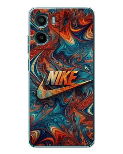 Чехол для Motorola Moto G05 с картинкой «Nike в абстракции»