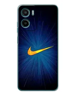 Чехол для Motorola Moto G05 с картинкой «Синий пульс Nike» Чехол для Motorola Moto G05 с картинкой «Синий пульс Nike»