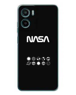 Чехол для Motorola Moto G05 с картинкой «NASA — технический принт» Чехол для Motorola Moto G05 с картинкой «NASA — технический принт»