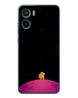 Чехол для Motorola Moto G05 с картинкой «Одинокий герой на планете» Чехол для Motorola Moto G05 с картинкой «Одинокий герой на планете»
