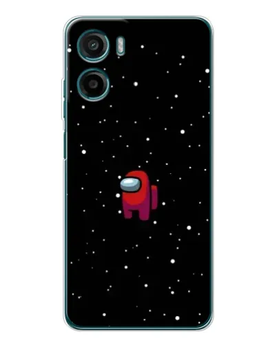 Чехол для Motorola Moto G05 с картинкой «Красный Among Us»