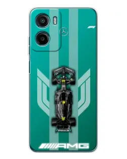 Чехол для Motorola Moto G05 с картинкой «Mercedes AMG Petronas»
