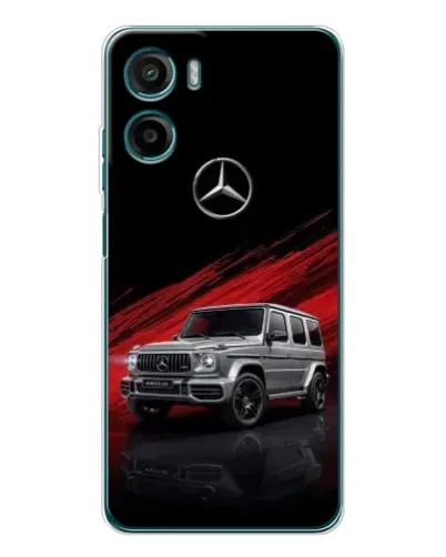 Чехол для Motorola Moto G05 с картинкой «Mercedes G-Class красный»