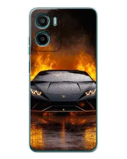 Чехол для Motorola Moto G05 с картинкой «Lamborghini в огне» Чехол для Motorola Moto G05 с картинкой «Lamborghini в огне»