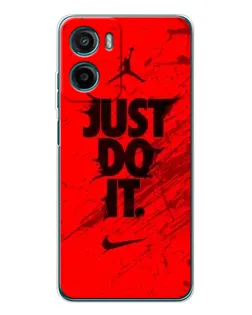Чехол для Motorola Moto G06 Power с картинкой «Nike Just Do It» Чехол для Motorola Moto G06 Power с картинкой «Nike Just Do It»