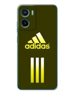 Чехол для Motorola Moto G06 Power с картинкой «Оливковый градиент Adidas»