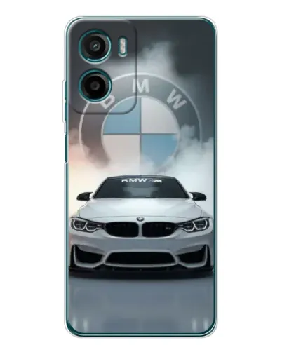 Чехол для Motorola Moto G06 Power с картинкой «BMW в белом дыму» Чехол для Motorola Moto G06 Power с картинкой «BMW в белом дыму»