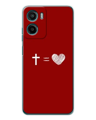 Чехол для Motorola Moto G06 Power с картинкой «Уравнение любви» Чехол для Motorola Moto G06 Power с картинкой «Уравнение любви»