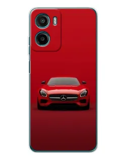Чехол для Motorola Moto G06 Power с картинкой «Красный Mercedes AMG»